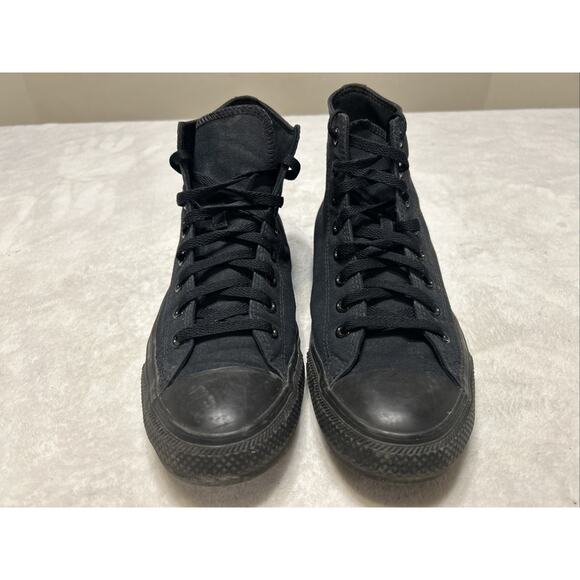 Converse All Star Mens Size 9.5 Chuck Taylor Triple Black High Top M3310 - Picture 3 of 8